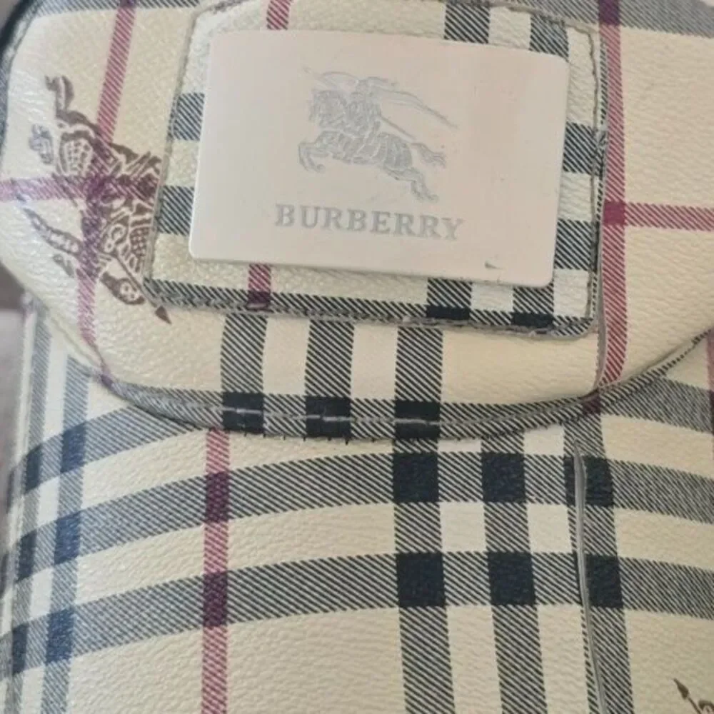 Plaid Snapback Trucker Hat Beige Black Red Check Burberry Style Adjustable